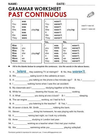 erros comuns ao usar o past continuous em inglês