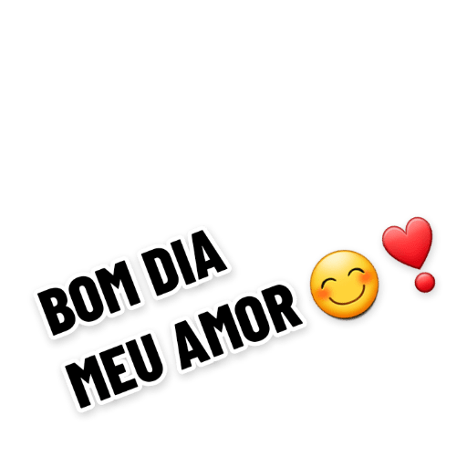 stickers bom dia amor para whatsapp
