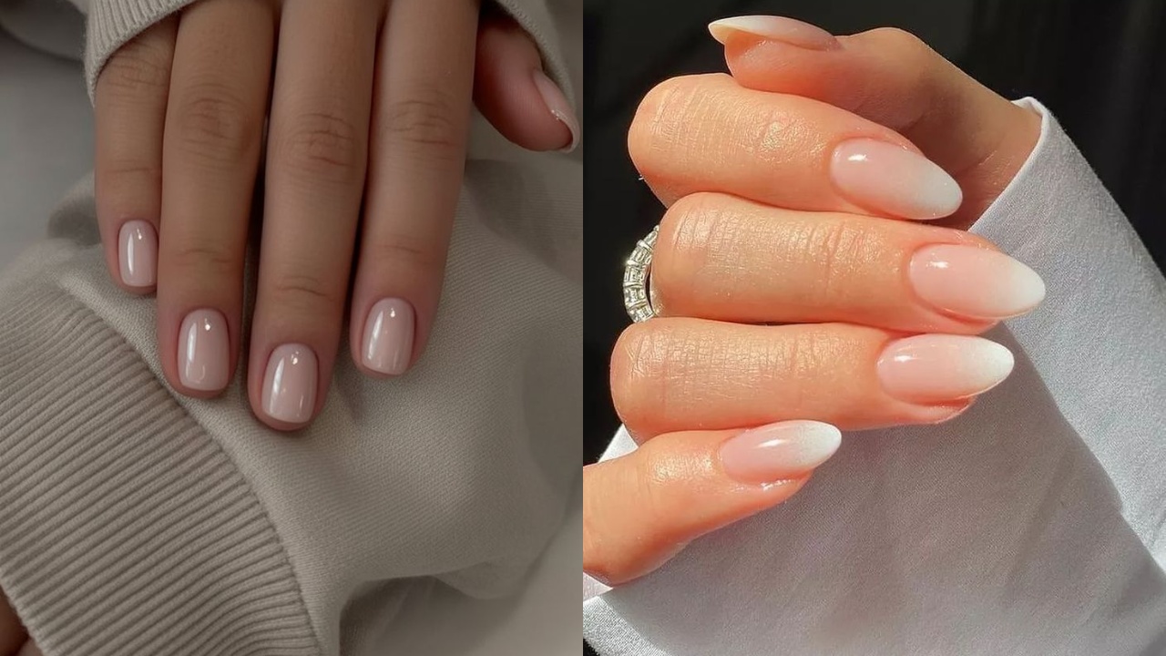 unhas em gel tips