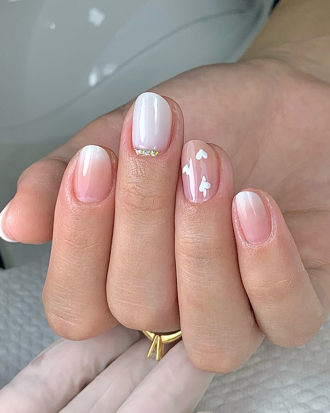 unhas em gel naturais