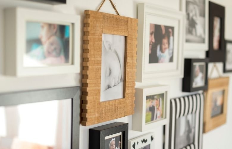 ideias criativas de molduras para fotos de casamento