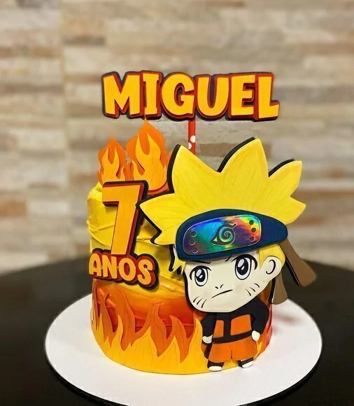 ideias bolo naruto