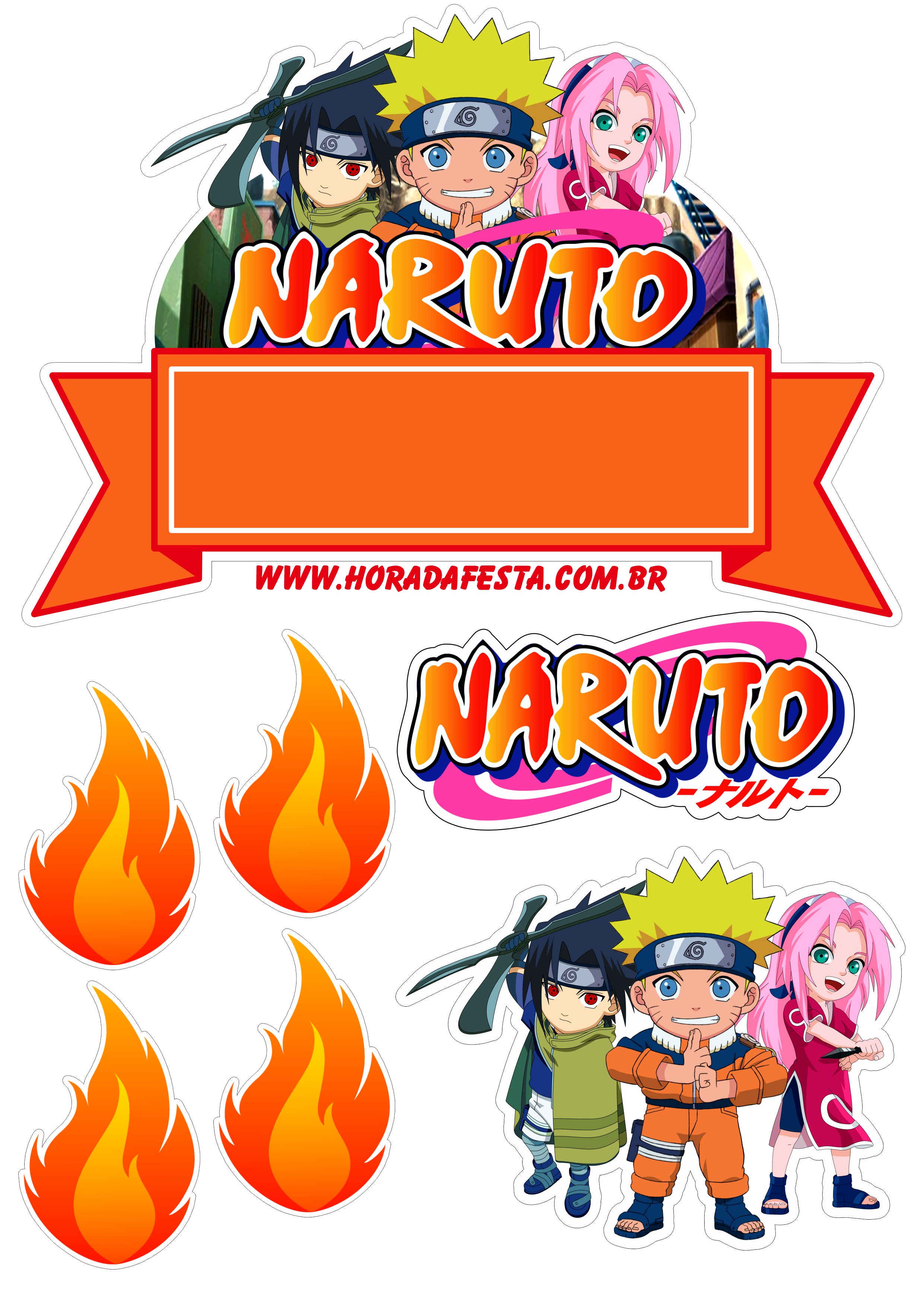 receita bolo naruto
