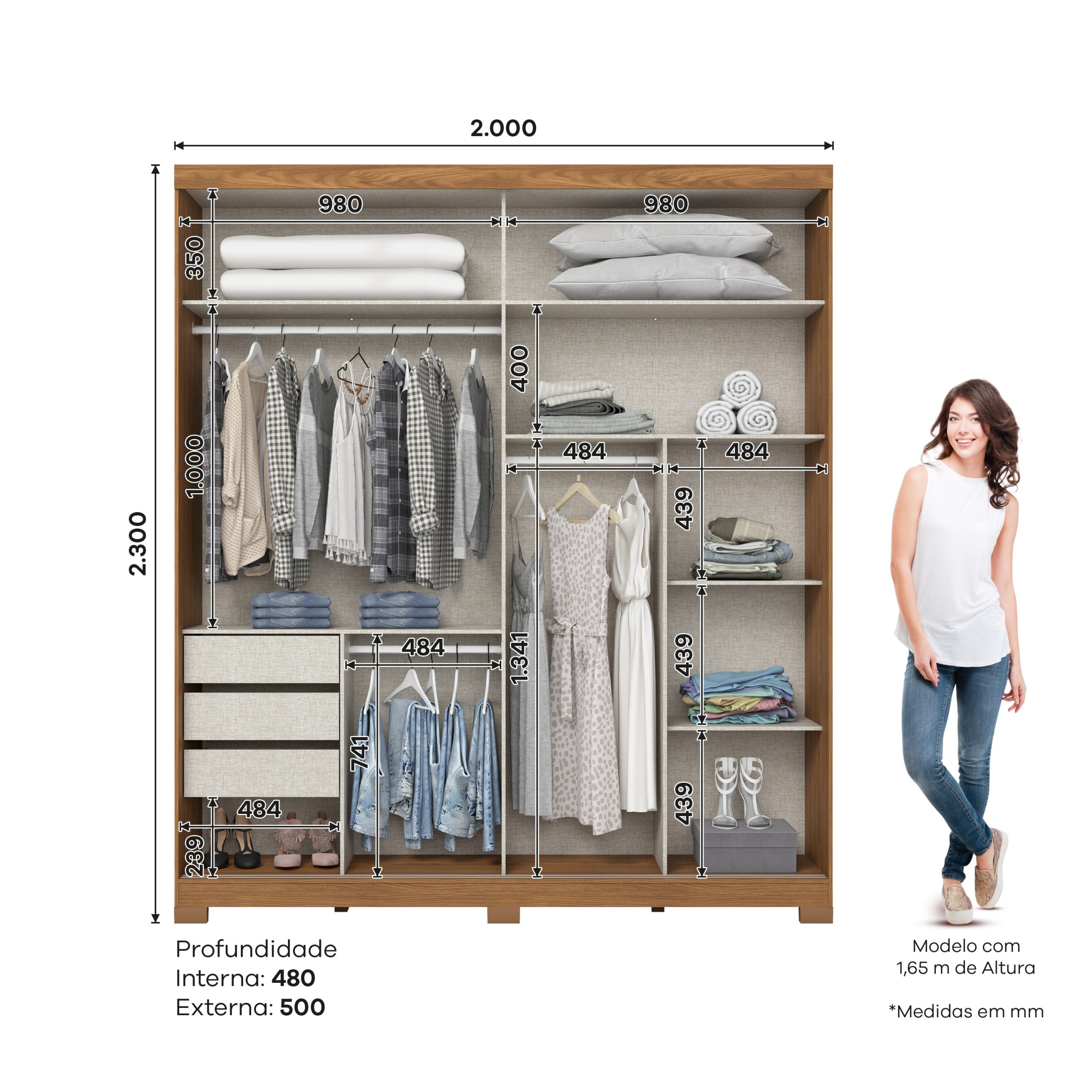 ideias criativas para organizar guarda roupa pequeno