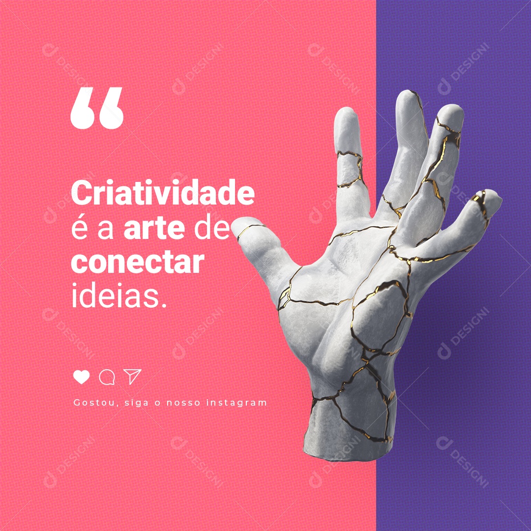 pensamentos criativos
