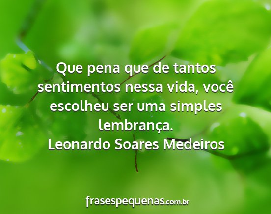 frases curtas de sentimento