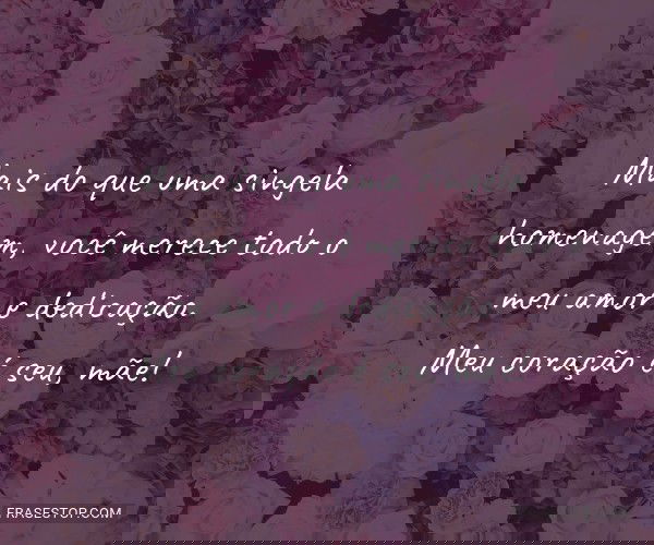 textos para homenagem