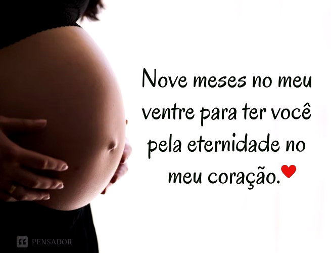 legendas para fotos de grávida