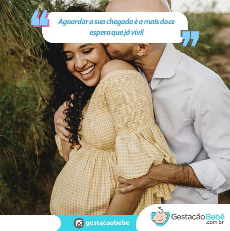 legendas para fotos de grávida