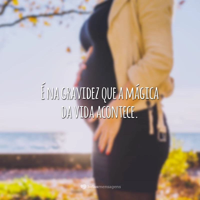 frases curtas para gestante