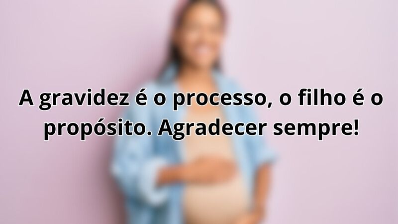 frases curtas para gestante