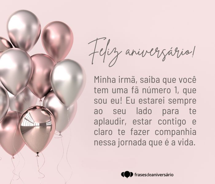 frases parabéns irmã mais velha