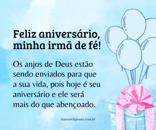 cartão de aniversário para irmã