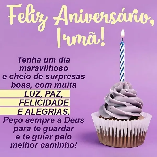 mensagens de aniversário para irmã querida