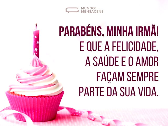 textos de aniversário para irmã