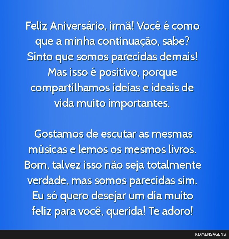 legendas de aniversário para irmã