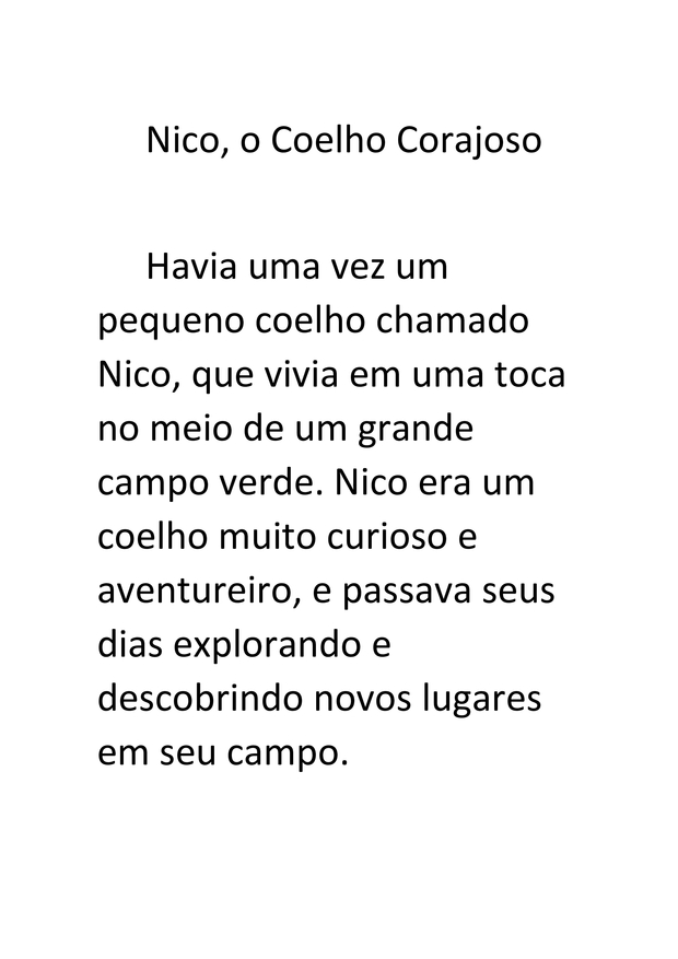histórias curtas com moral da história