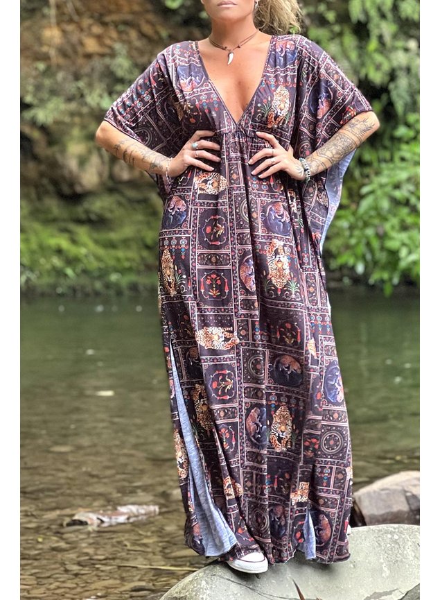kaftan longo vs. vestido longo: qual escolher?