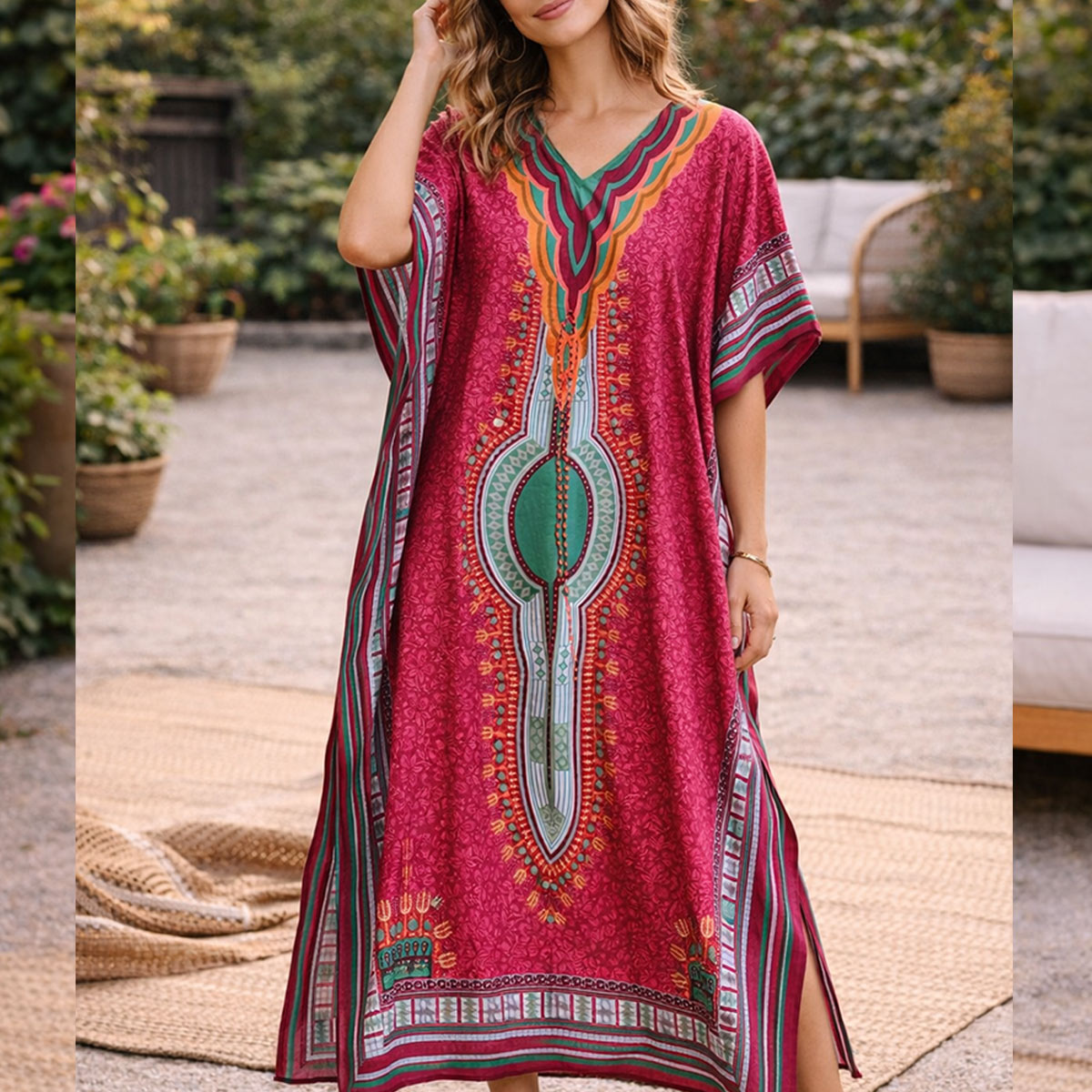 kaftan longo vs. vestido longo: qual escolher?