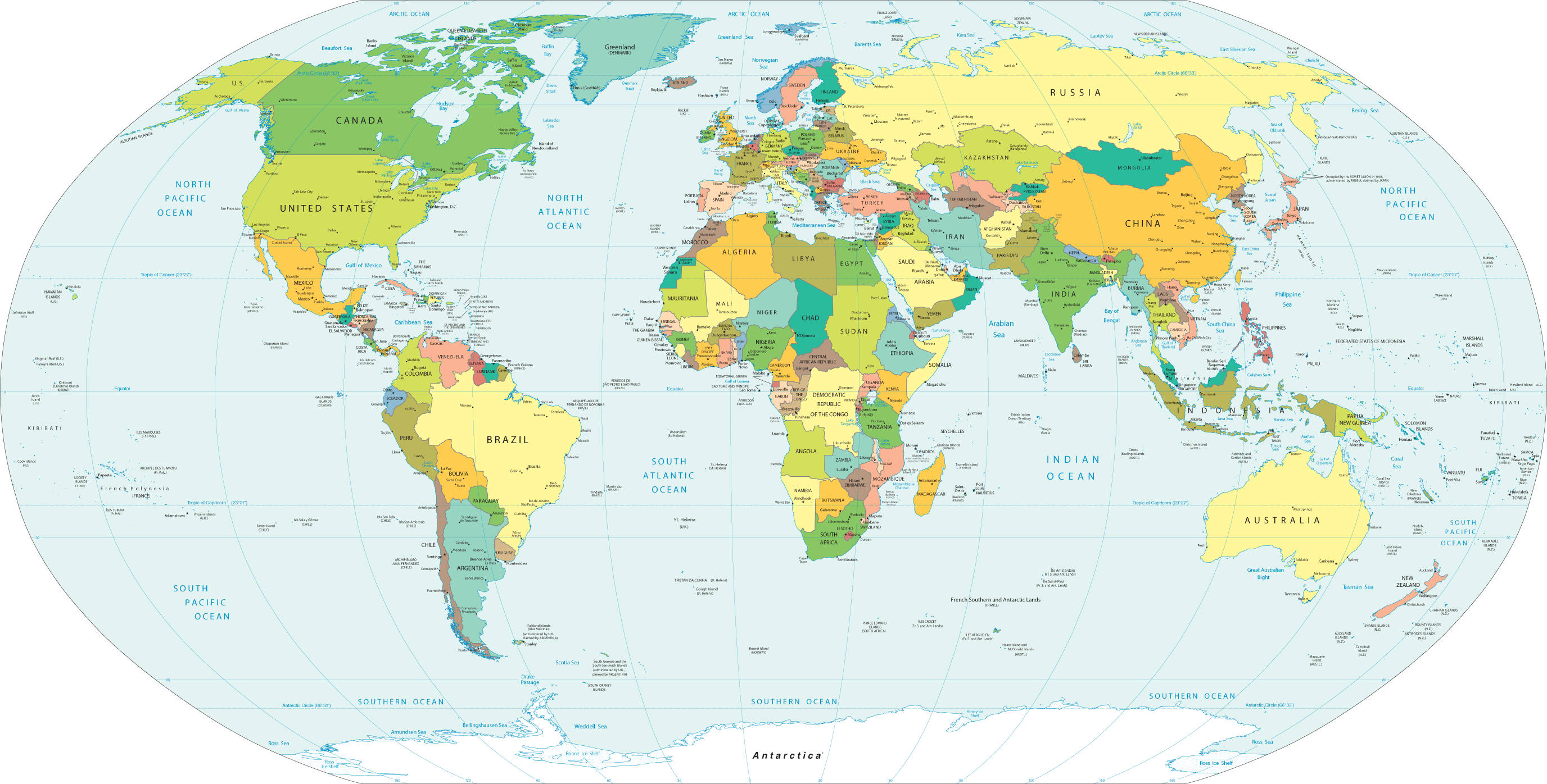 mapa mundi com nomes dos paises atualizado 2026