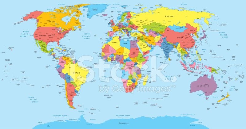 mapa politico do mundo com todos os paises
