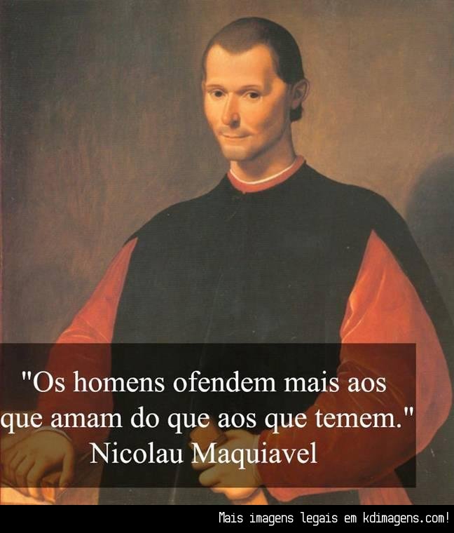 maquiavel e a natureza humana frases