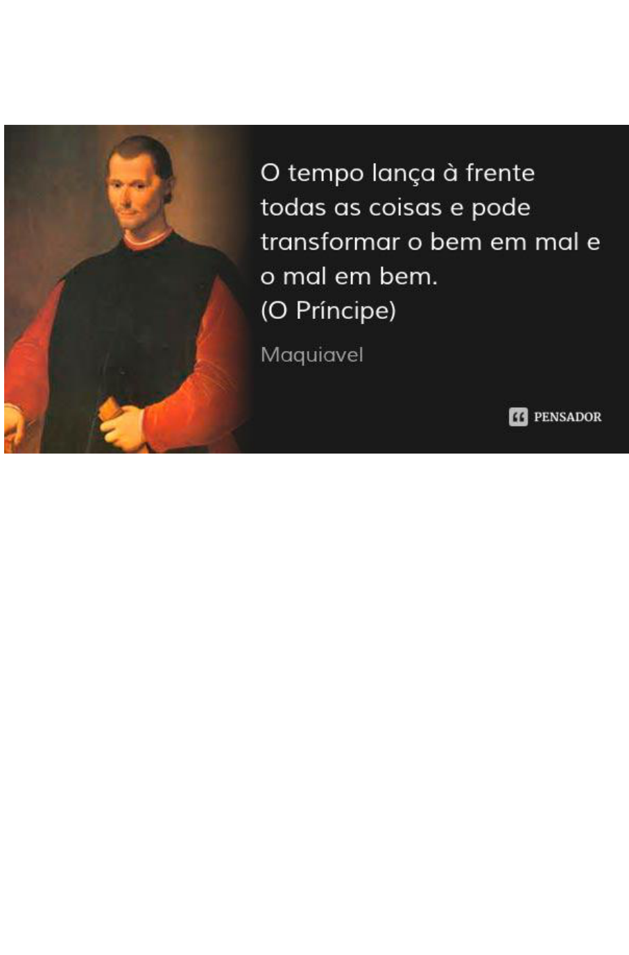 lições de maquiavel para o sucesso