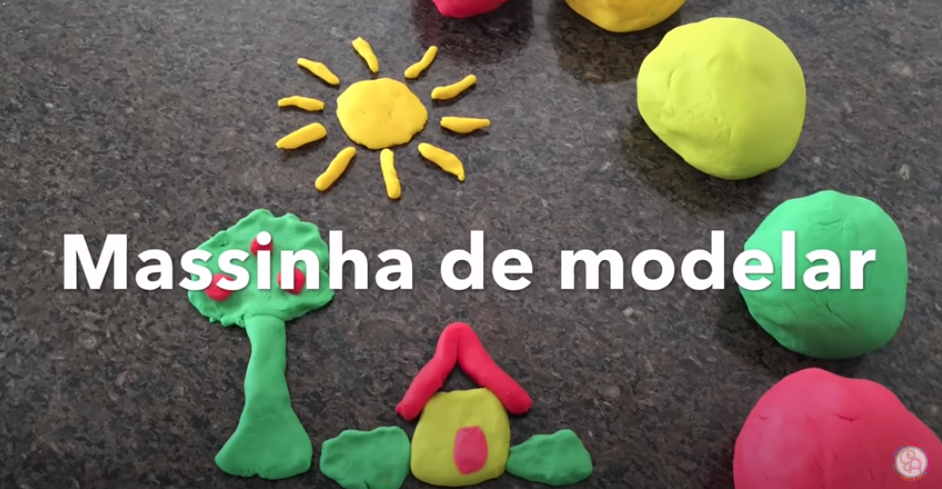massinha de modelar para alfabetização