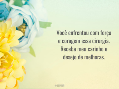 mensagens inspiradoras para quem vai fazer cirurgia