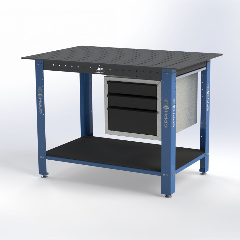 Mesa de solda com gavetas