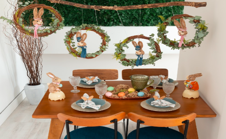 ideias mesa posta almoço familiar