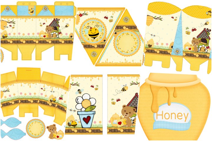 decoração abelhinha para imprimir grátis