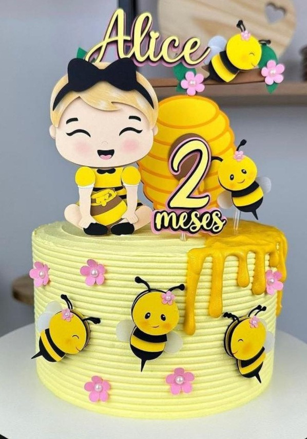 mesversário abelhinha DIY