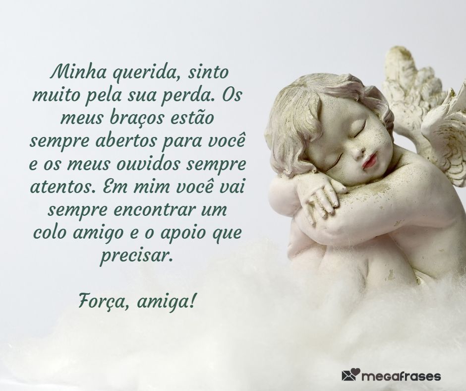 lamento sua perda amiga
