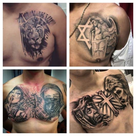 tatuagem masculina blackwork