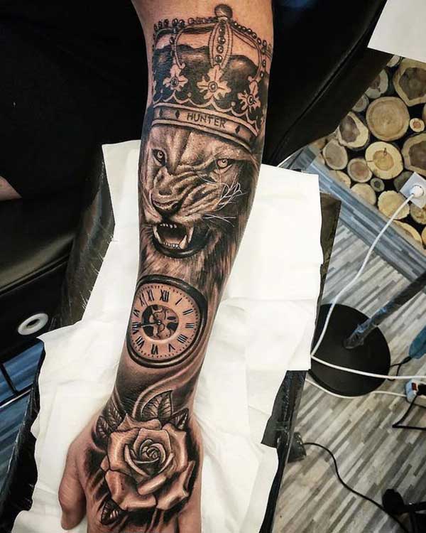 tatuagem masculina fine line