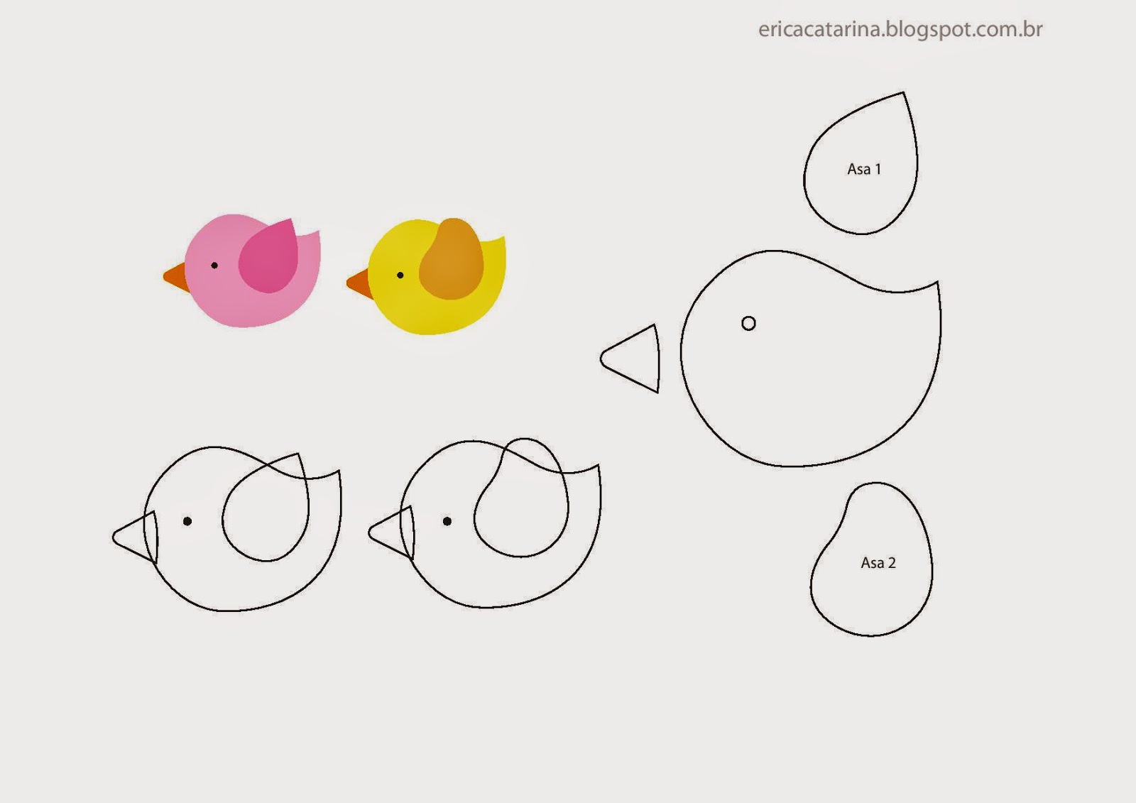 molde de pássaro para confeitaria