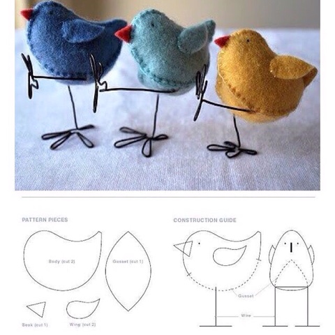 molde de pássaro em aquarela