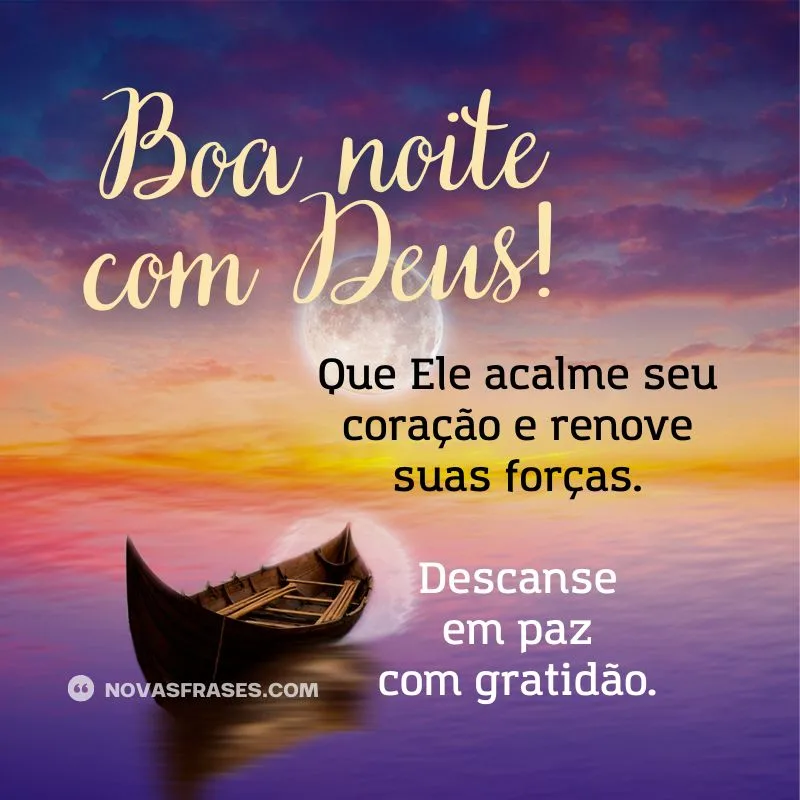 mensagem de boa noite para status