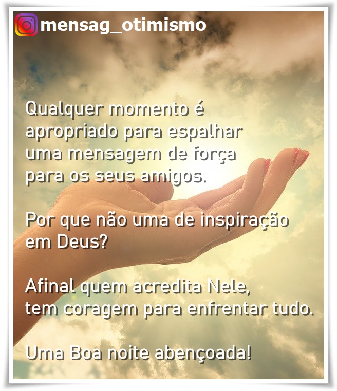 mensagens de boa noite com oração
