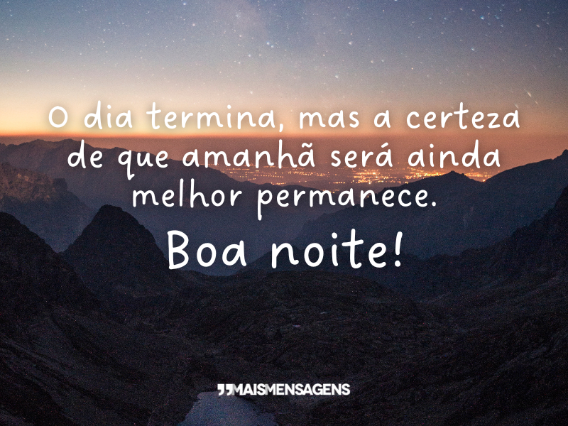 desejos de boa noite