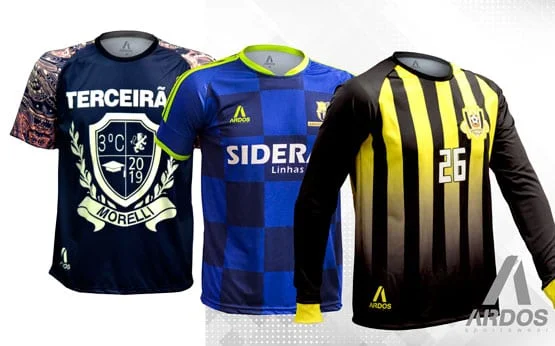 custo médio para personalizar um uniforme de futebol