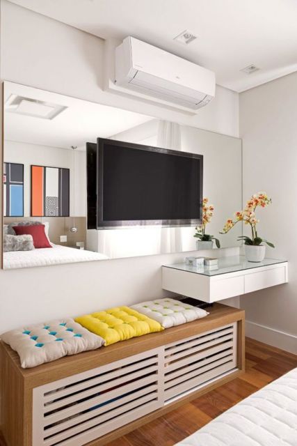 erros comuns ao instalar painel de tv com espelho