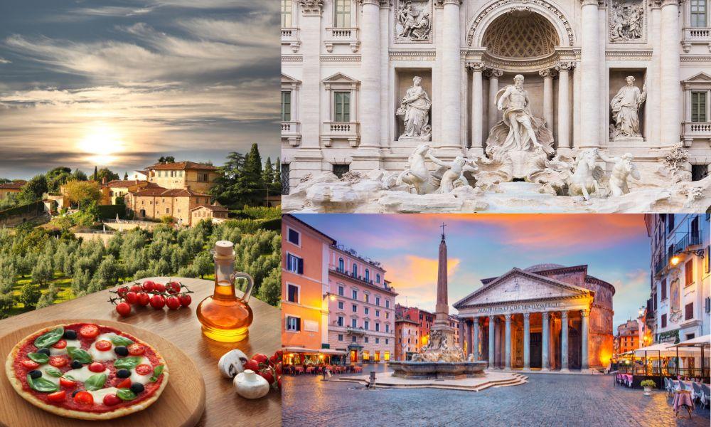 custo médio para explorar as paisagens da Itália