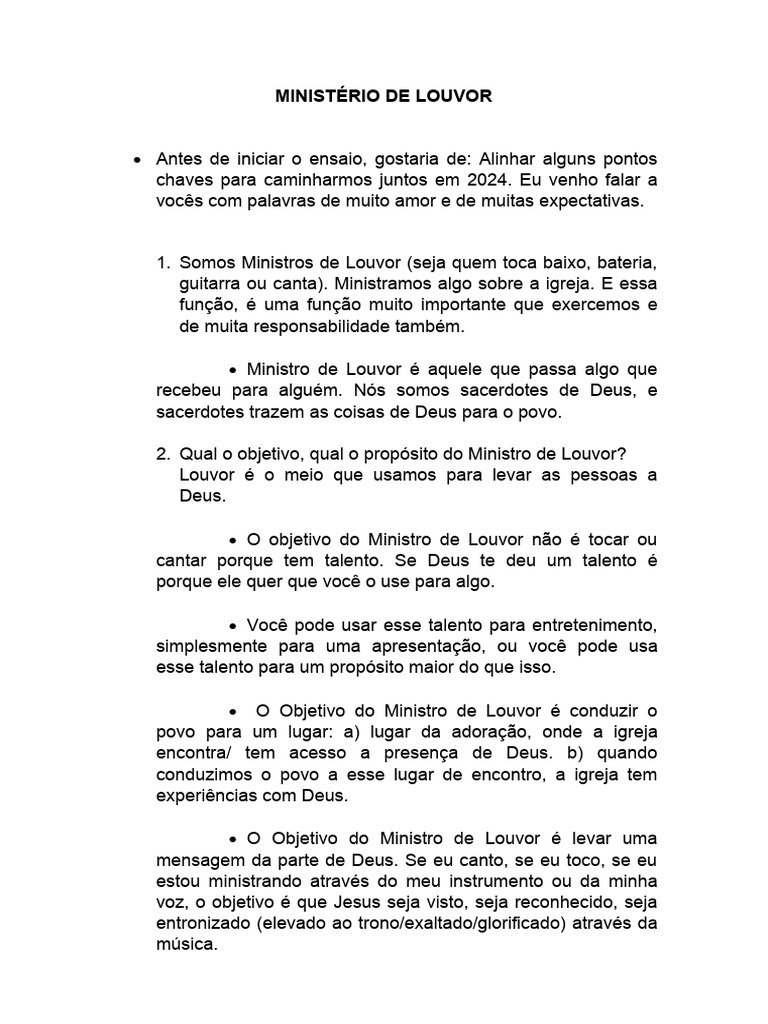 ministério de louvor vs. banda secular: qual a diferença?