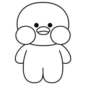 paper duck lalafanfan bebê