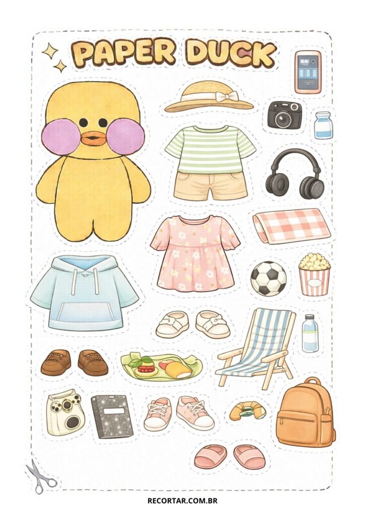 paper duck baby completo