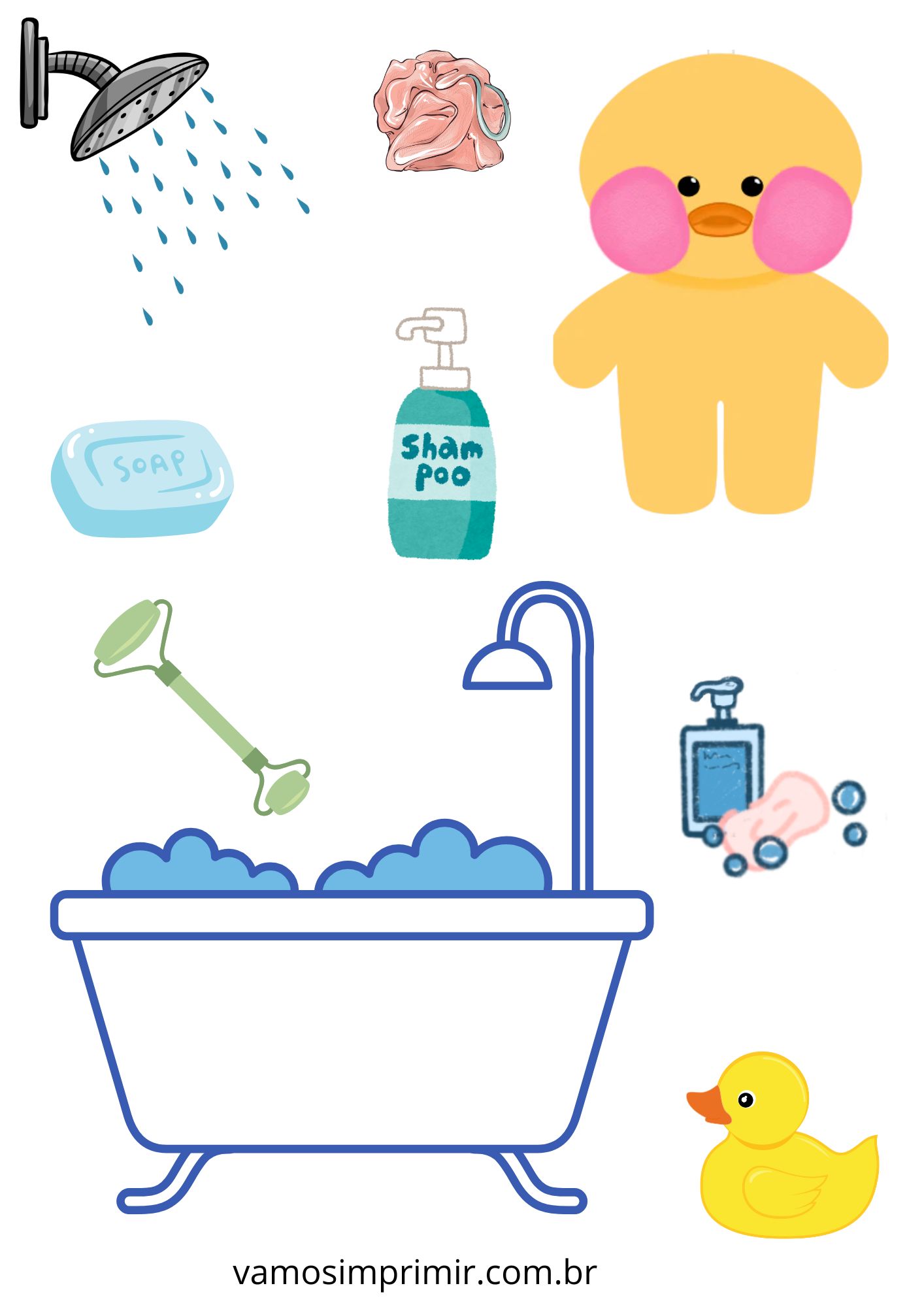 molde paper duck baby