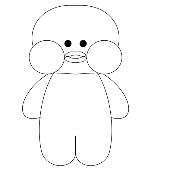 diy paper duck baby