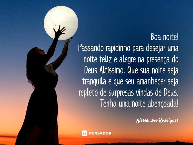 mensagem de boa noite carinhosa